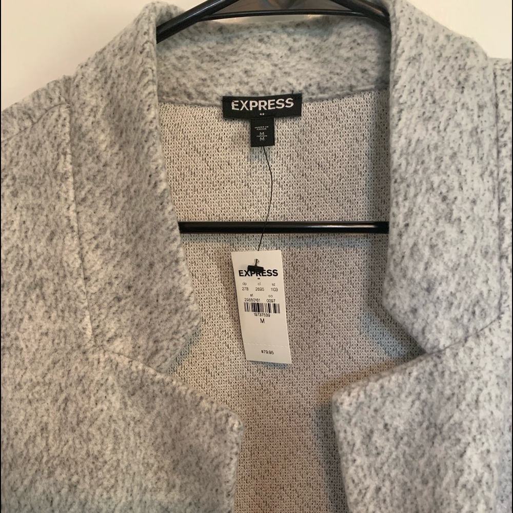 Heather Gray Coat Express